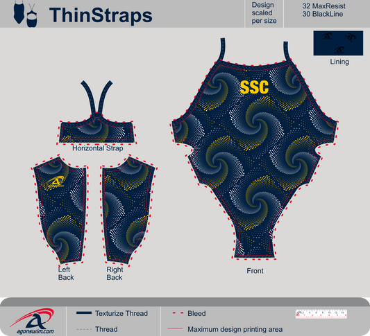 Adult Thin Strap